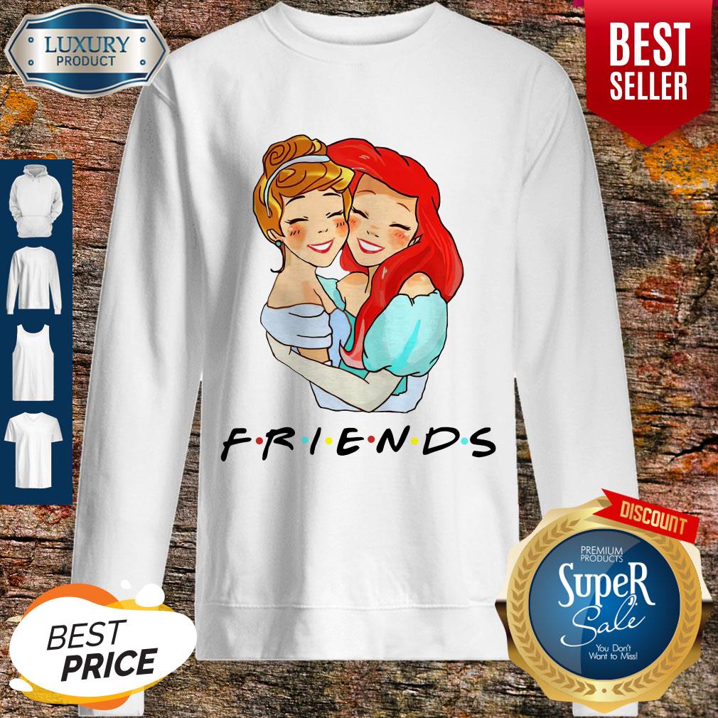 Awesome Cinderella And Ariel Friends Sweatshirt