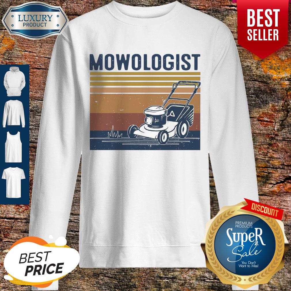 Awesome Mowologist Vintage Sweatshirt