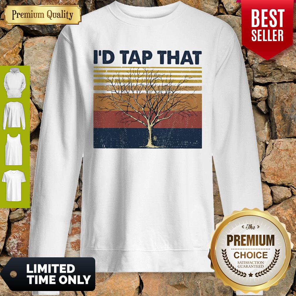 Official Id Tap That Tree Vintage Sweatshirt