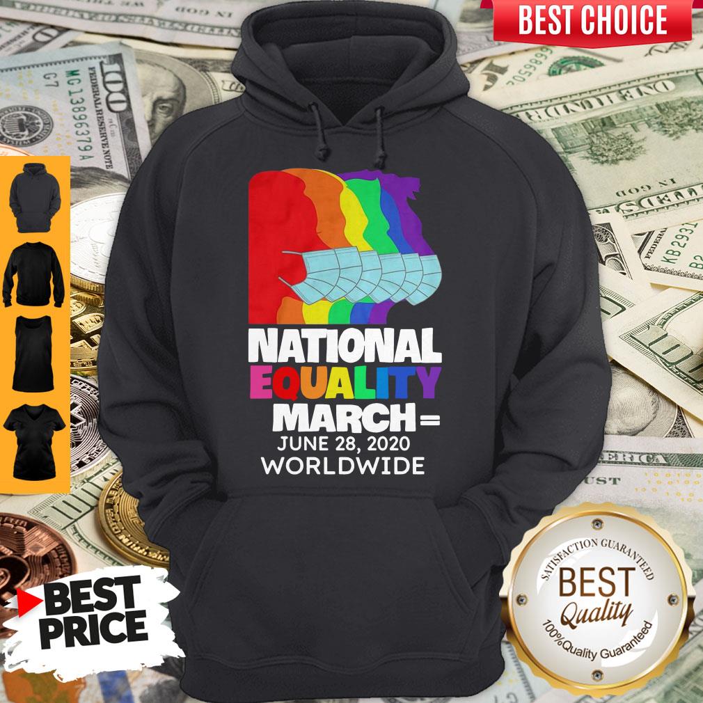 Top National Equality March June 28 2020 Worldwide Hoodie