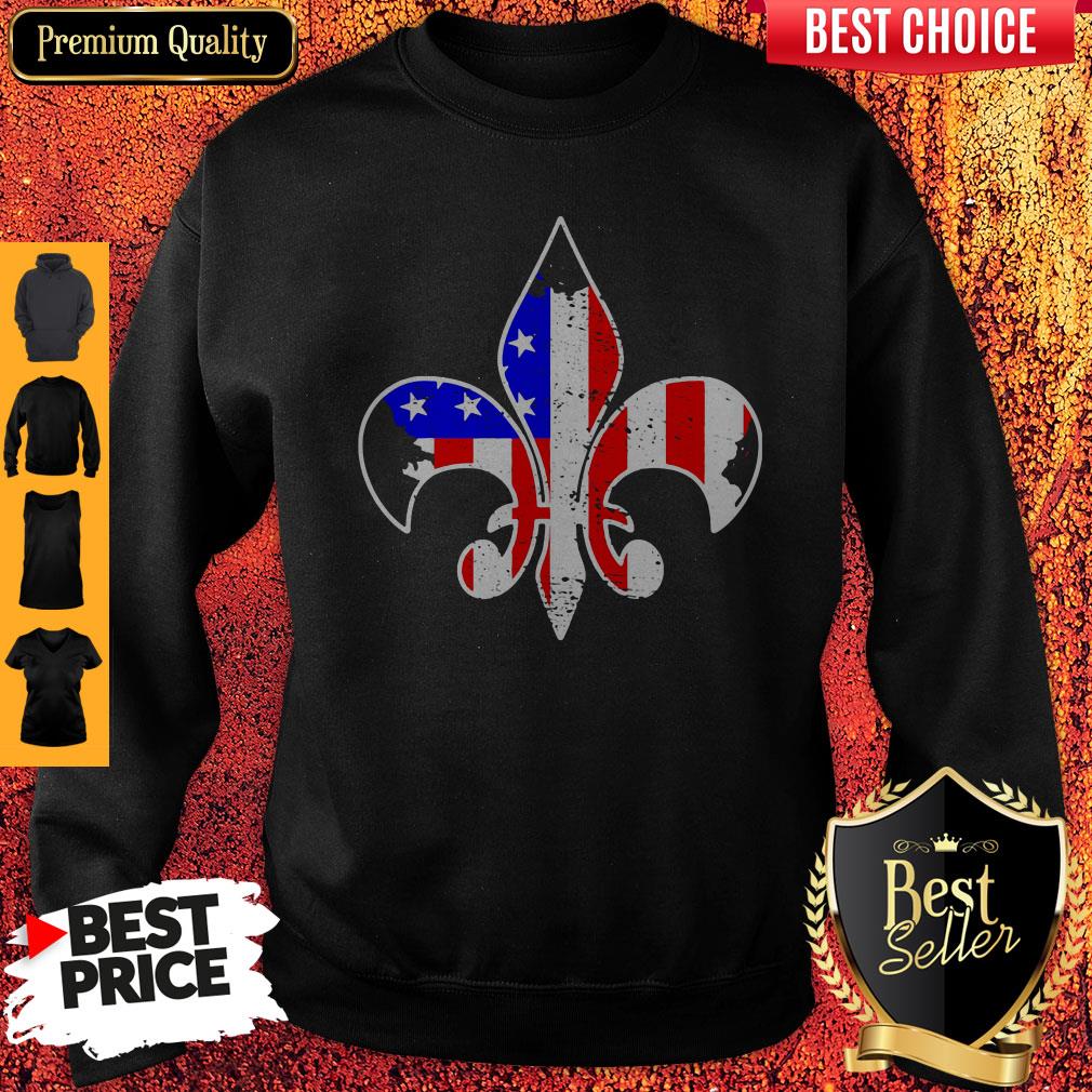 Awesome Scouting American Flag Independence Day Sweatshirt
