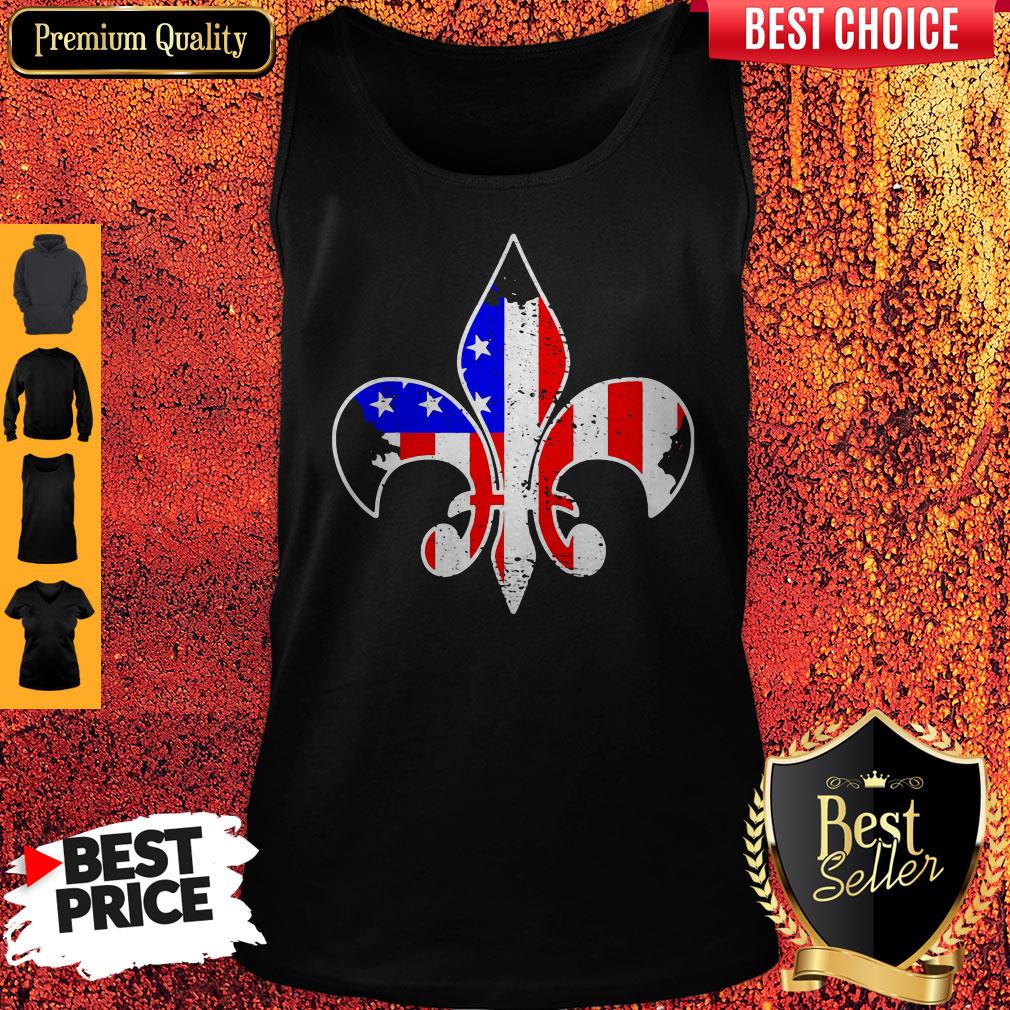 Awesome Scouting American Flag Independence Day Tank Top