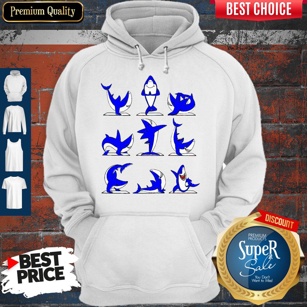 Awesome Shark Yoga Hoodie