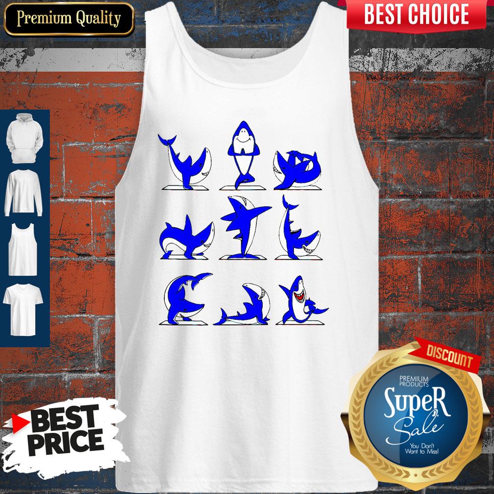 Awesome Shark Yoga Tank Top