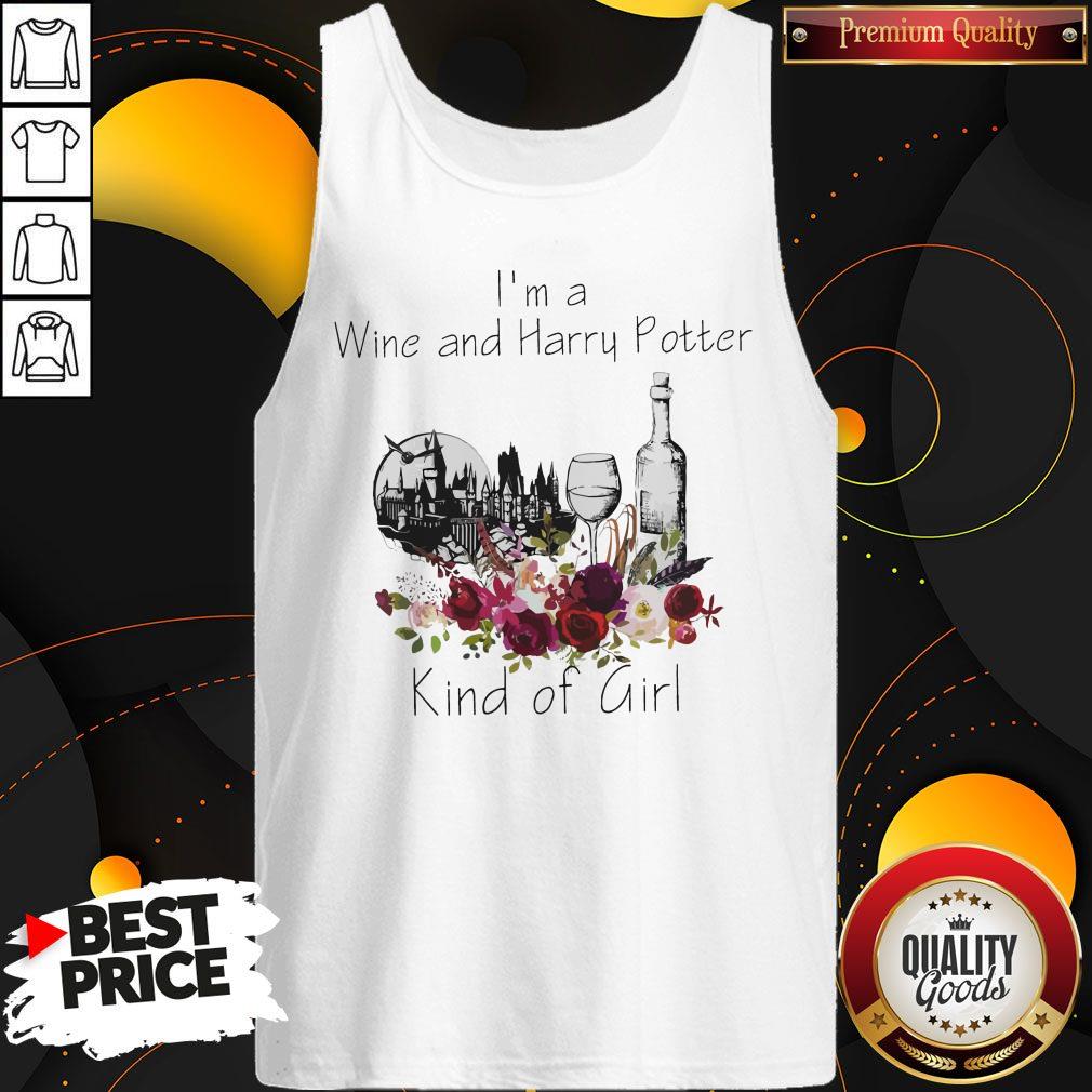 Funny I’m A Wine And Harry Potter Kind Of Girl Tank Top
