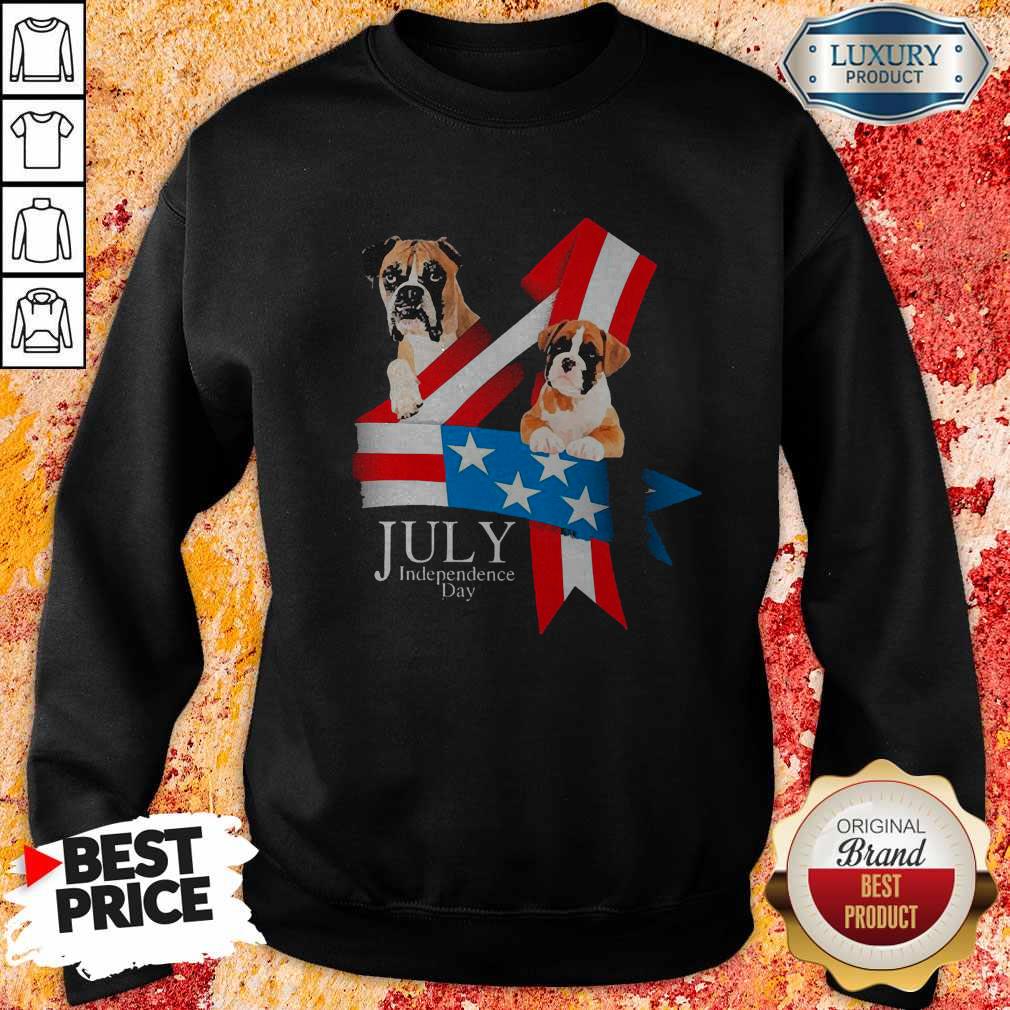 Premium Boxer Happy Independence Day Sweatshirt