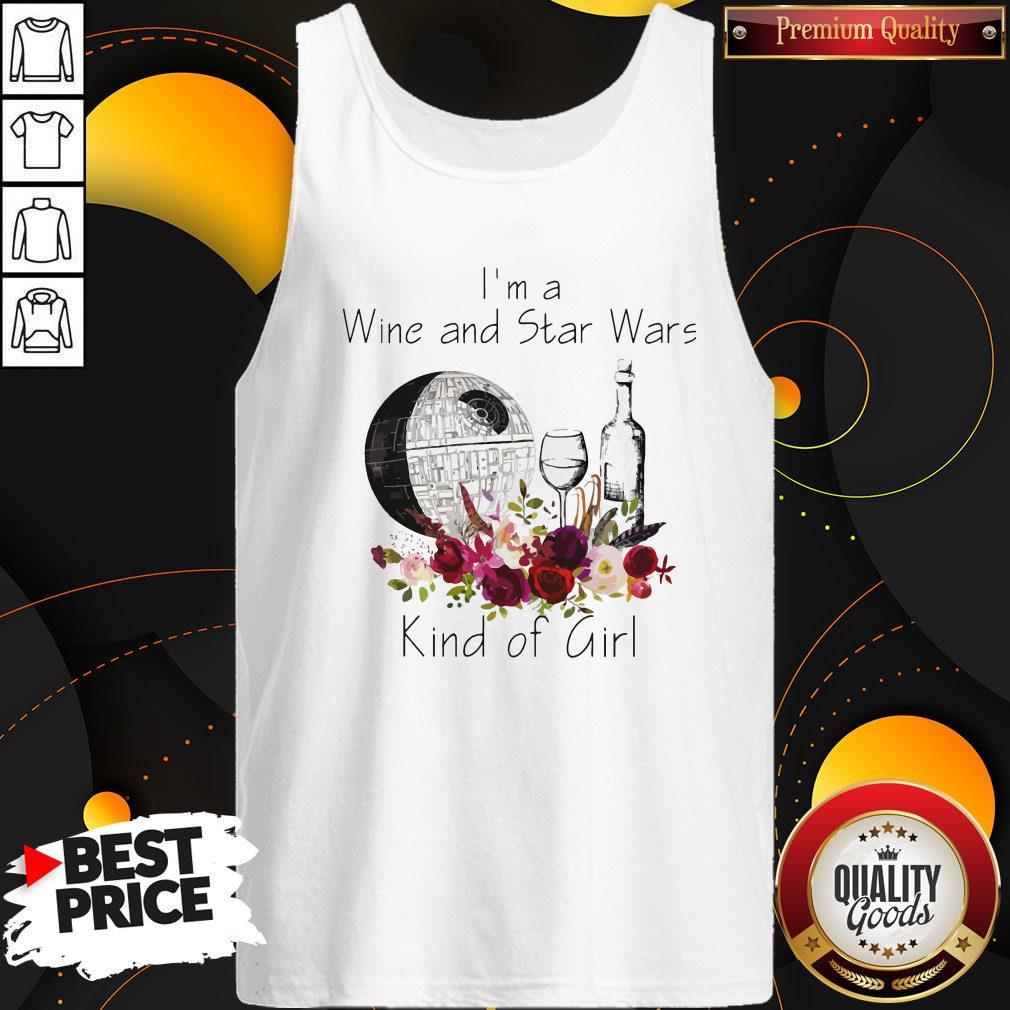 Premium I’m A Wine And Star Wars Kind Of Girl Tank Top