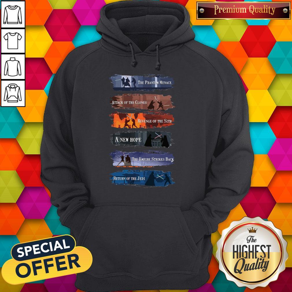 Premium Star War The Phantom Menace Attack Of The Clones Revenge Of The Sith A New Hope Hoodie