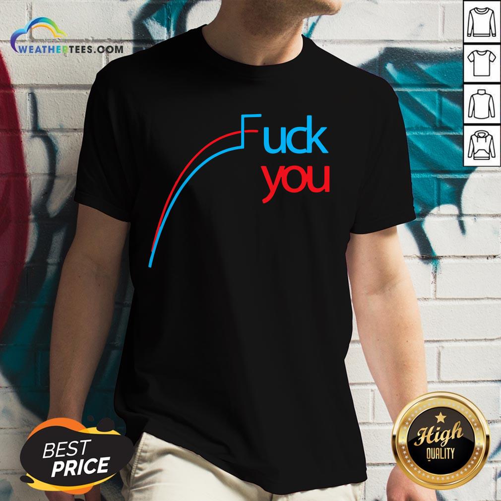 Awesome Fuck You V-neck- Design By Weathertees.com