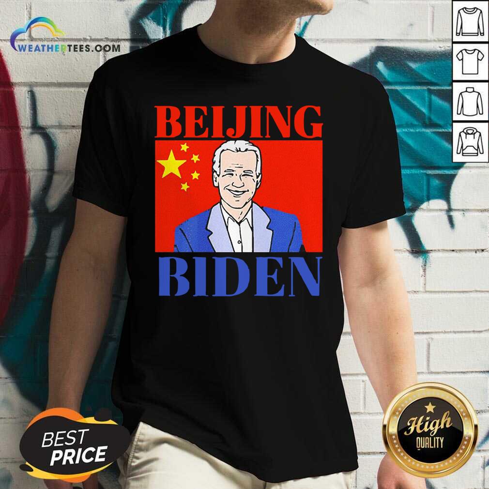 Beijing Biden China Anti Joe Biden President Trend V-neck - Design By Weathertees.com