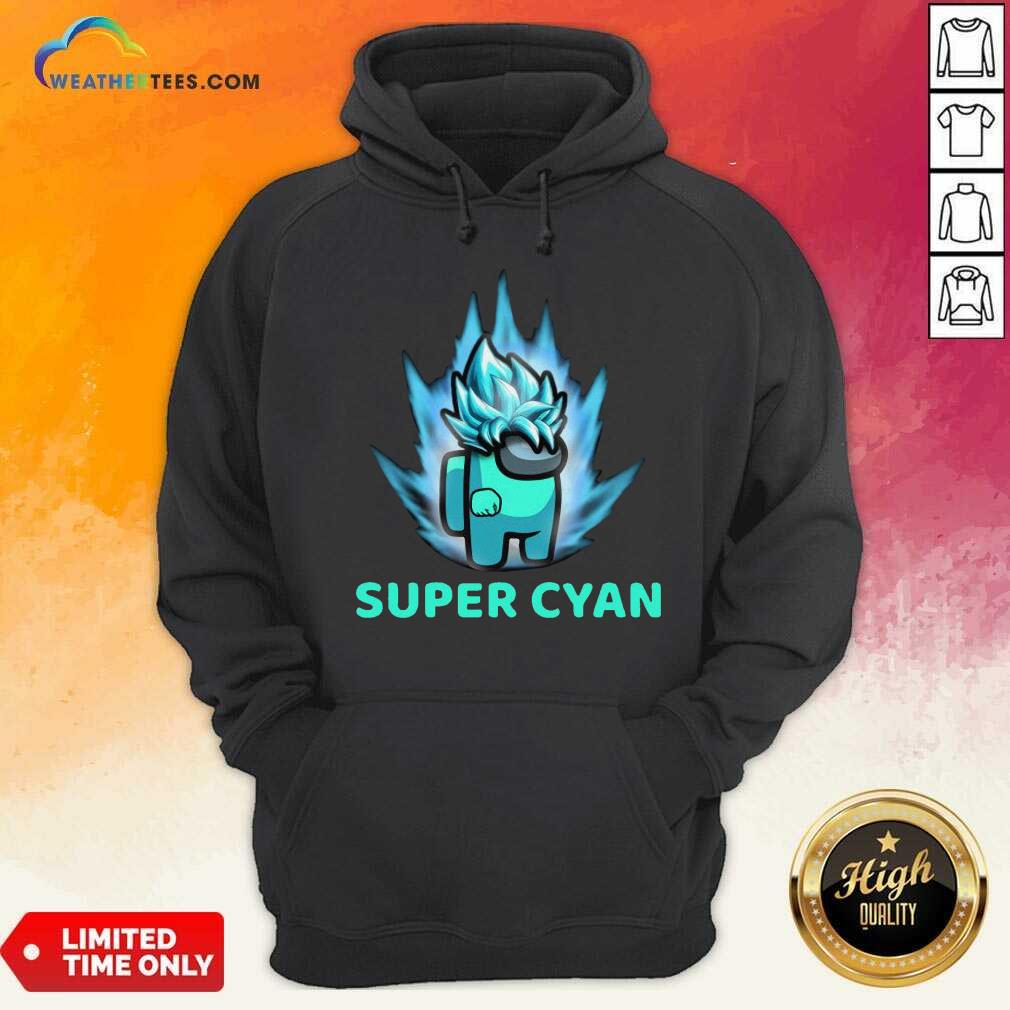 Imposter Among Us Super Cyan Hoodie - Design By Weathertees.com
