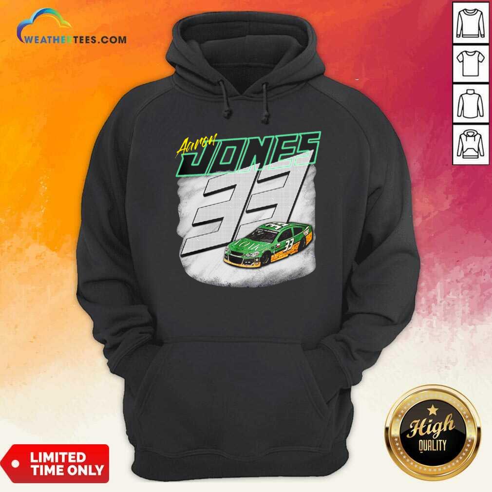 Aaron Jones Packers 33 Car Hoodie - Design By Weathertees.com