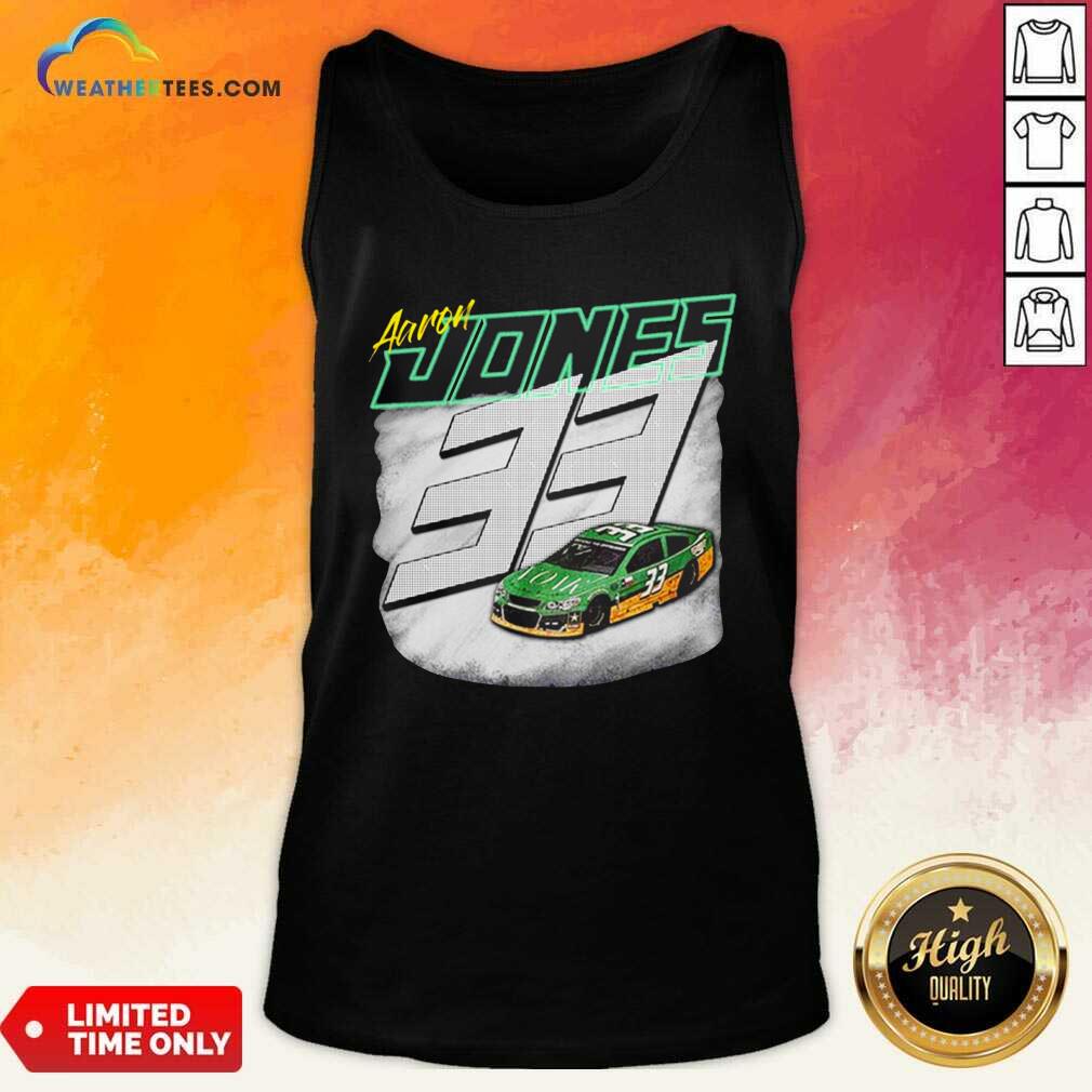 Aaron Jones Packers 33 Car Tank Top - Design By Weathertees.com