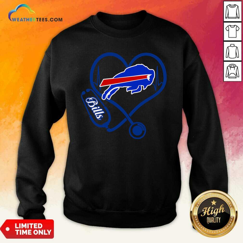 Buffalo Bills Heartbeat Sweatshirt - Design By Weathertees.com