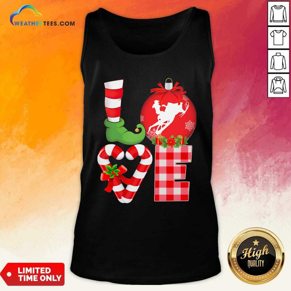 Love Snowboarding Pajama Elf Mery Christmas Tank Top - Design By Weathertees.com