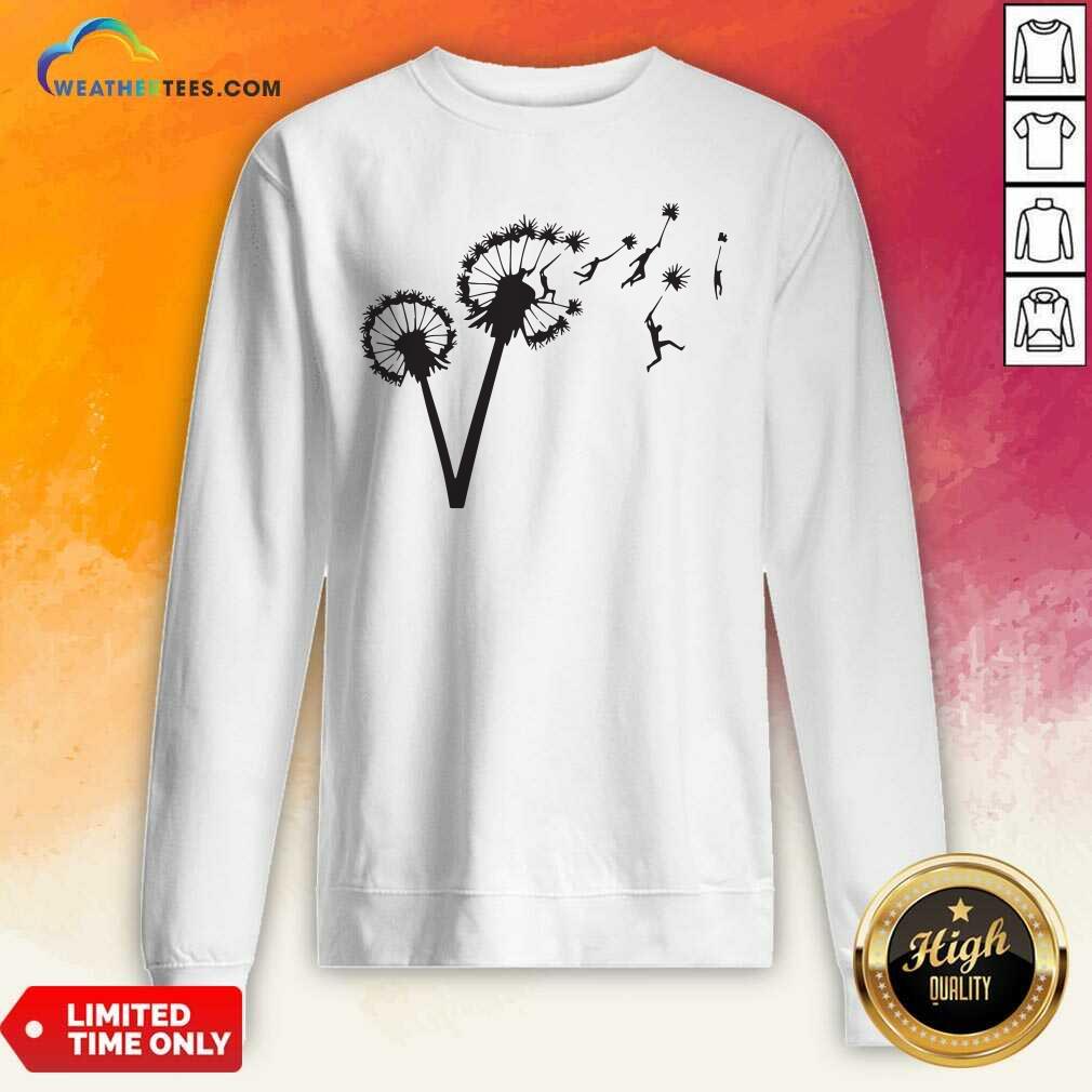 Dandy Lion Flower Sweatshirt - Design By Weathertees.com