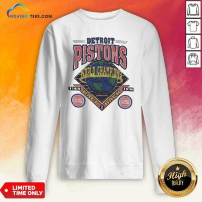 Detroit Pistons World Champions Sweatshirt - Design By Weathertees.com