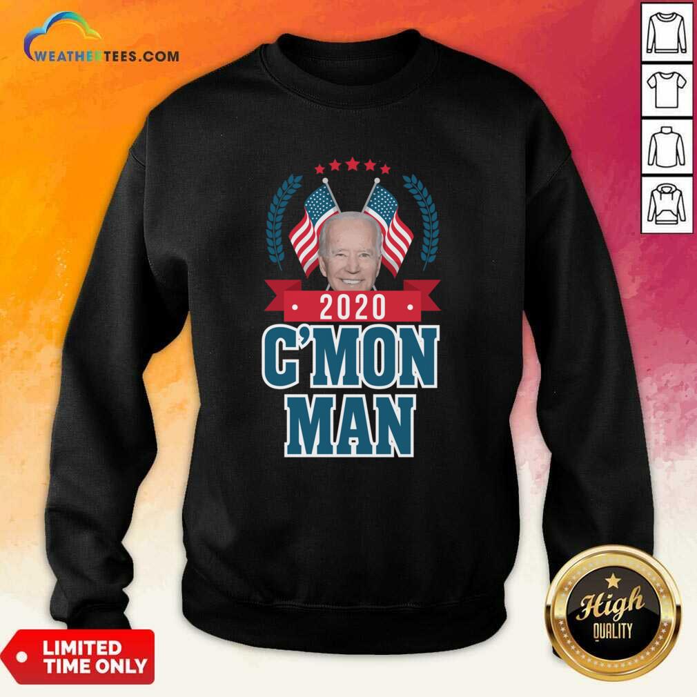 Cmon Man Come On Joe Biden American Flag Sweatshirt - Design By Weathertees.com