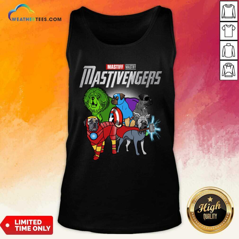  Mastiff Marvel Avengers Mastivengers Tank Top - Design By Weathertees.com