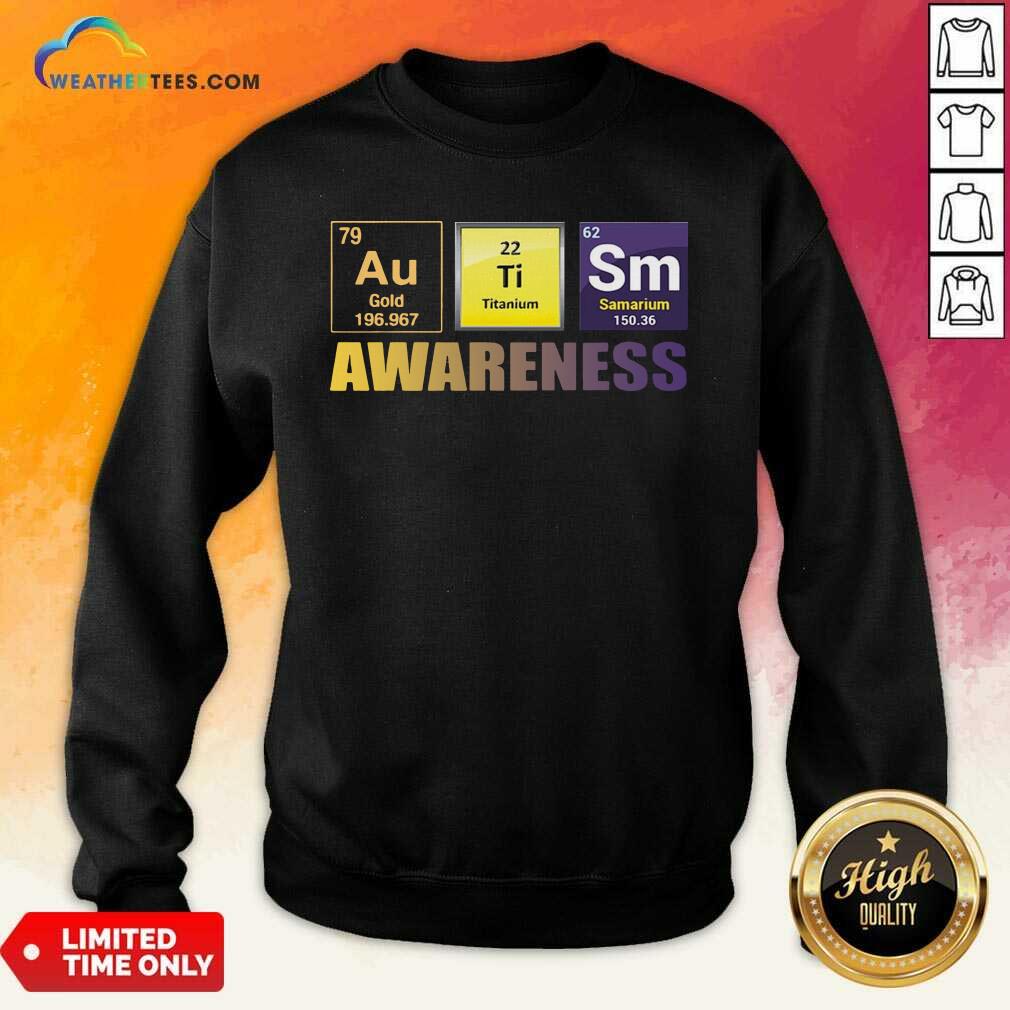 Autism Awareness Elements Gift Sweatshirt - Design By Weathertees.com