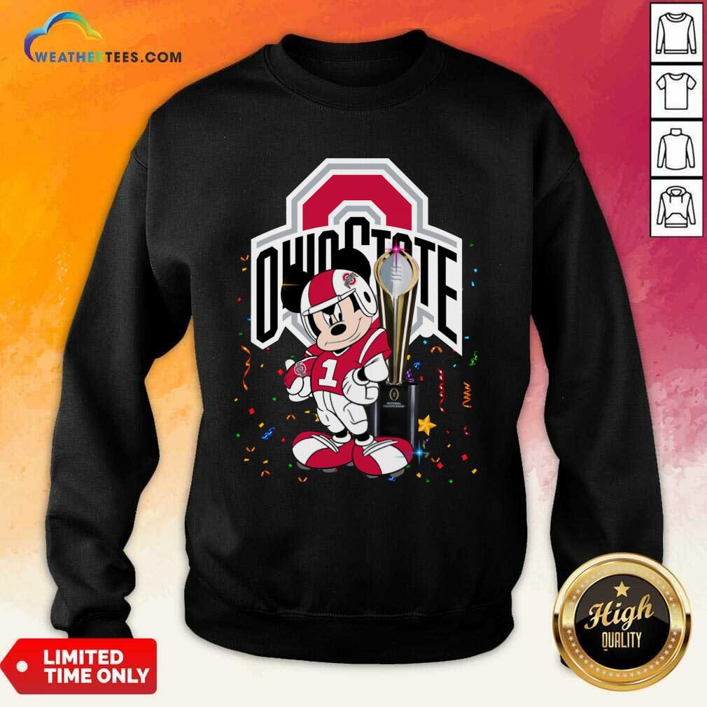 Mickey Mouse Ohio State Buckeyes Sweatshirt - Design By Weathertees.com