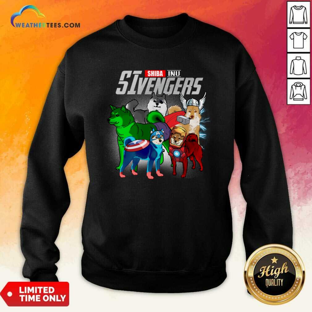 Shiba Inu Marvel Avengers SIvengers Sweatshirt - Design By Weathertees.com