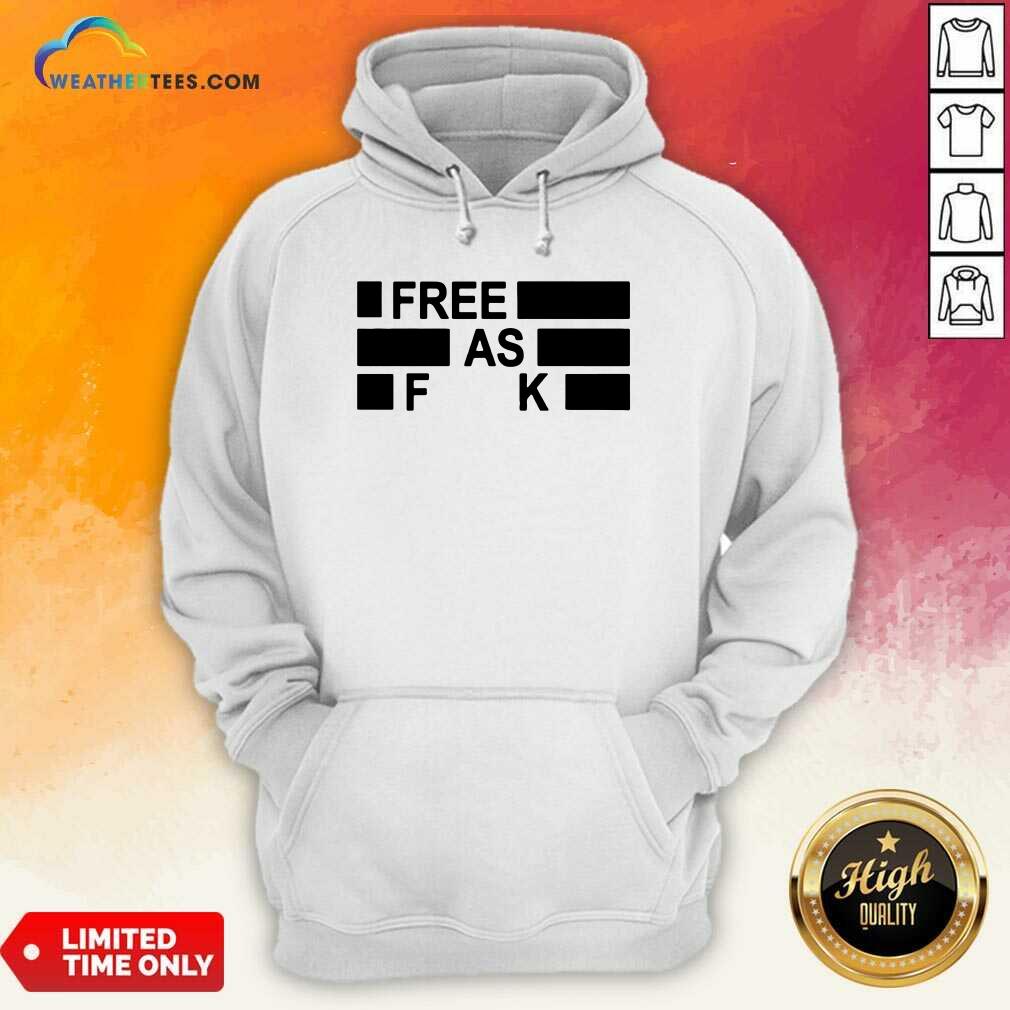 Kyle Rittenhouse Free As Fuck Hoodie - Design By Weathertees.com