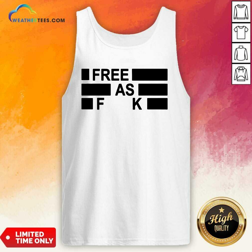 Kyle Rittenhouse Free As Fuck Tank Top - Design By Weathertees.com