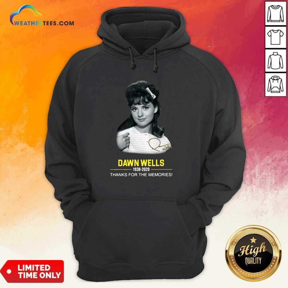 Dawn Wells 1983 2020 Thank You For The Memories Signature Hoodie - Design By Weathertees.com