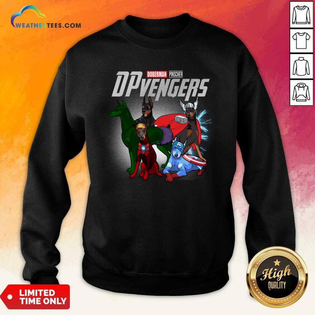Dobeman Pincher Marvel Avengers DPvengers Sweatshirt - Design By Weathertees.com