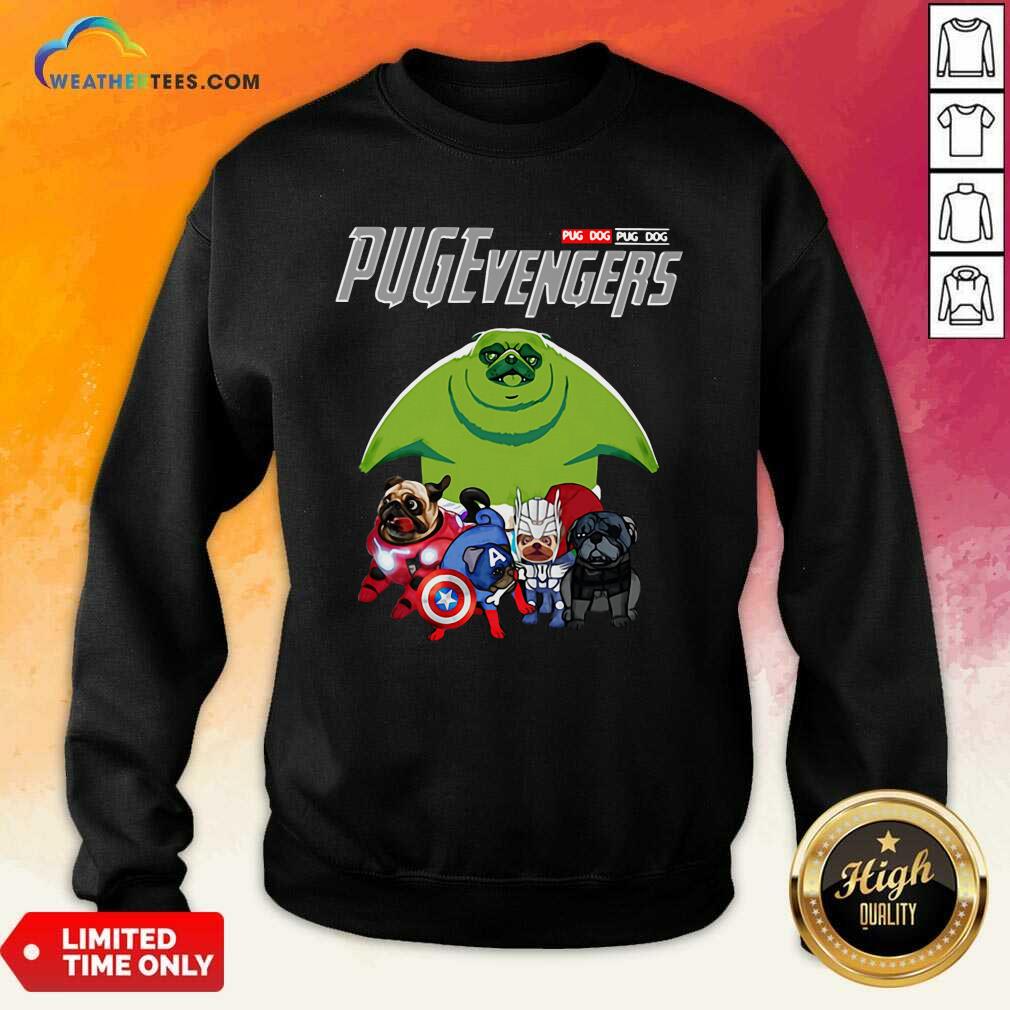Pug Dog Marvel Avengers Pugevengers Sweatshirt - Design By Weathertees.com