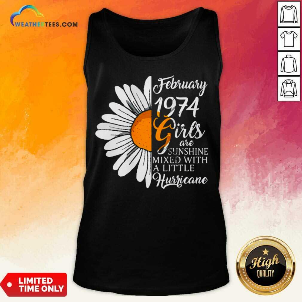 Ecstatic February Girl 1974 Birthday Tank Top