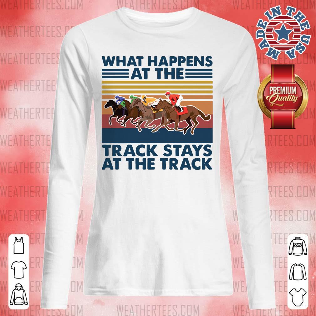 Good Happens At 5 Track Stays Long-sleveed - Design by Weathertee.com