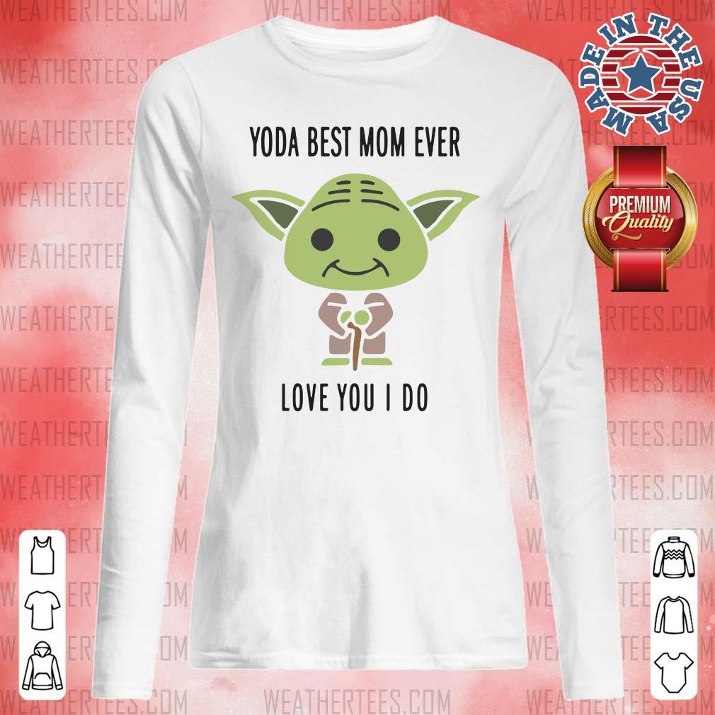 Hot 6 Baby Yoda Best Mom Long-sleveed - Design by Weathertee.com