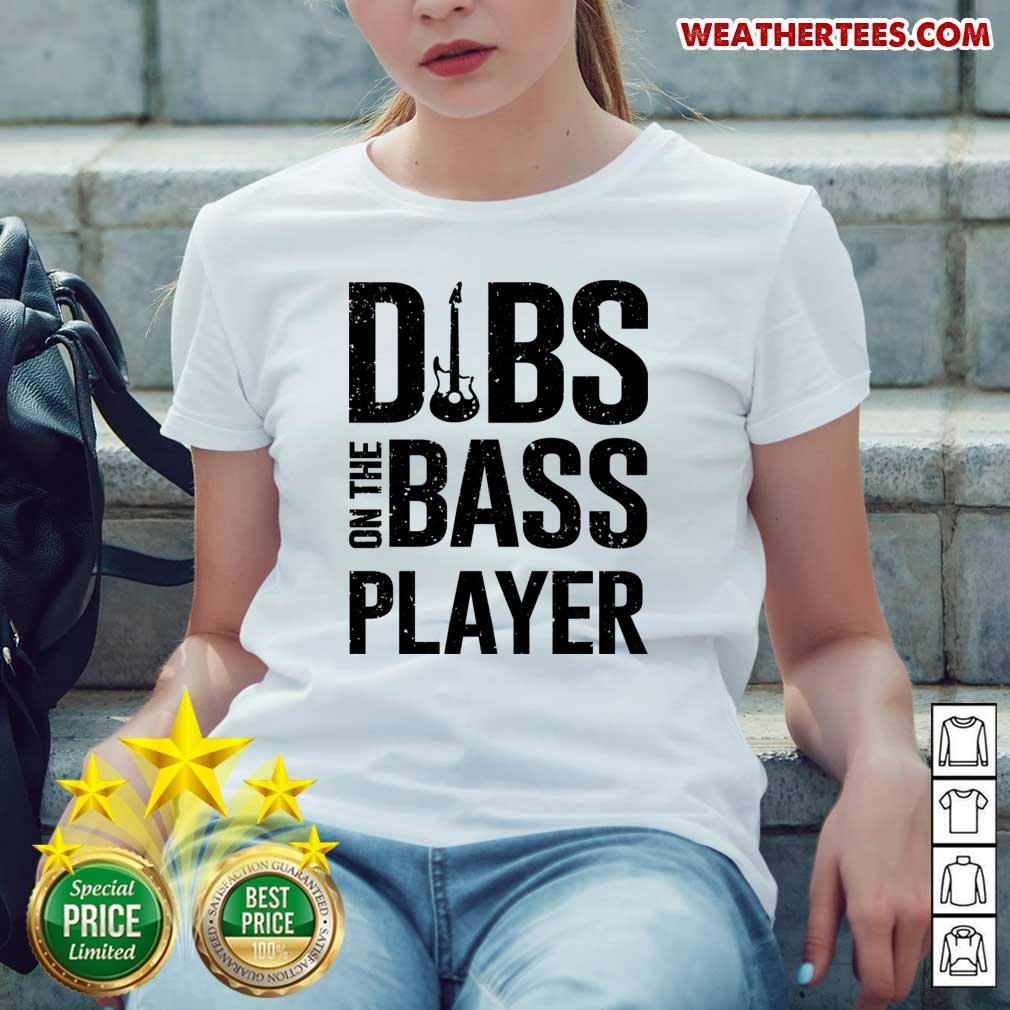Surprised 4 Dibs On The Bass Player Ladies-tee - Design by Weathertee.com