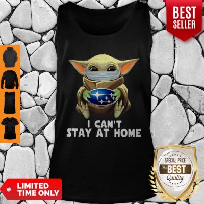 Good Star Wars Baby Yoda Mask Hug Subaru I Can’t Stay At Home Tank Top