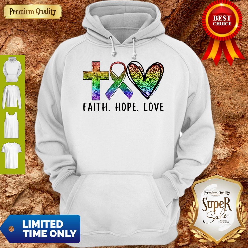 Premium Faith Hope Love Hoodie