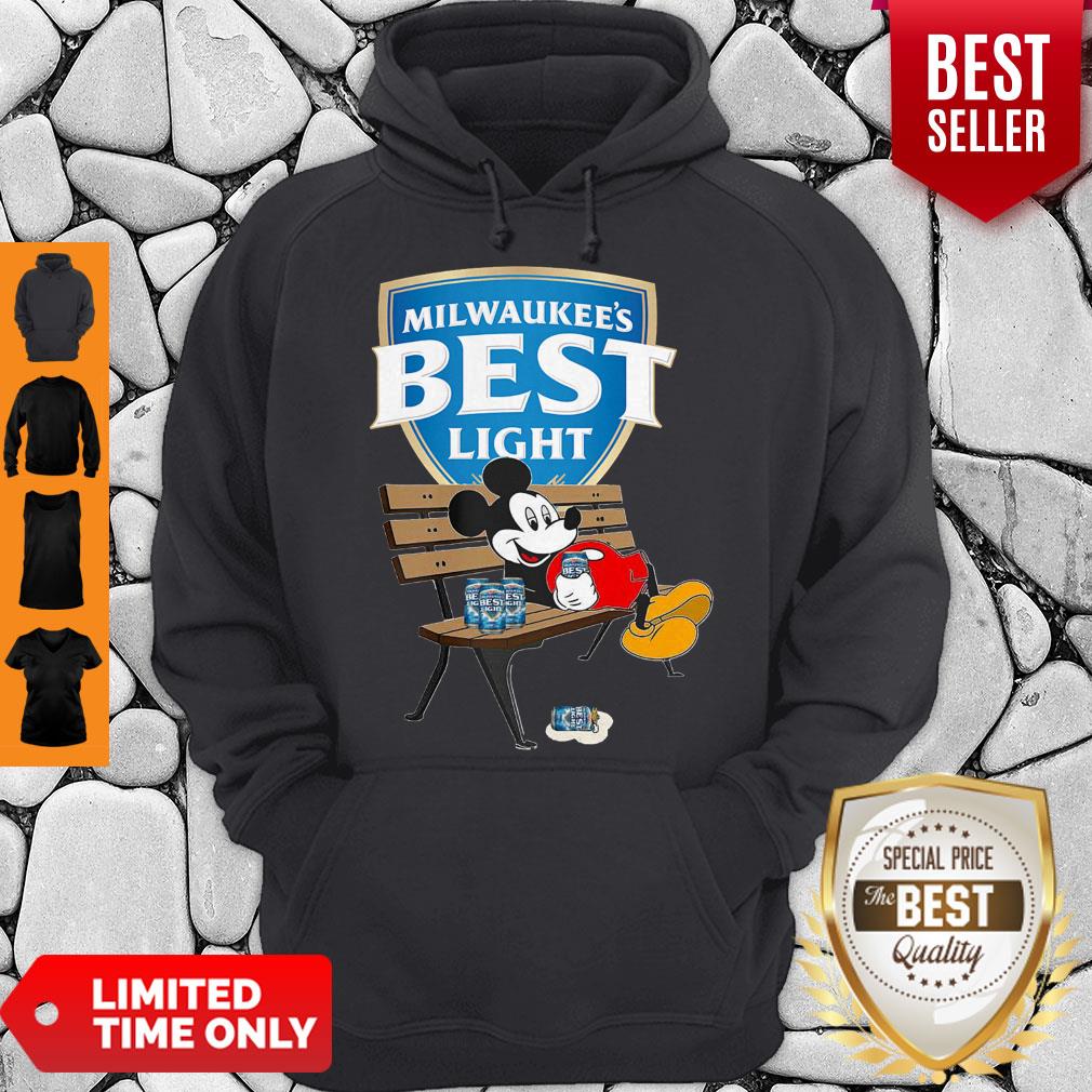 Top Mickey Mouse Drink Milwaukee’s Best Light Beer Hoodie