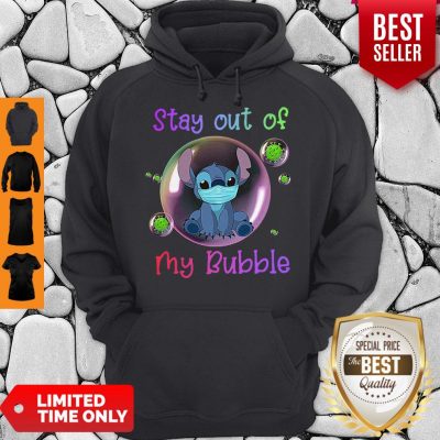 Hot Stitch Mask Stay Out Of My Bubble Hoodie