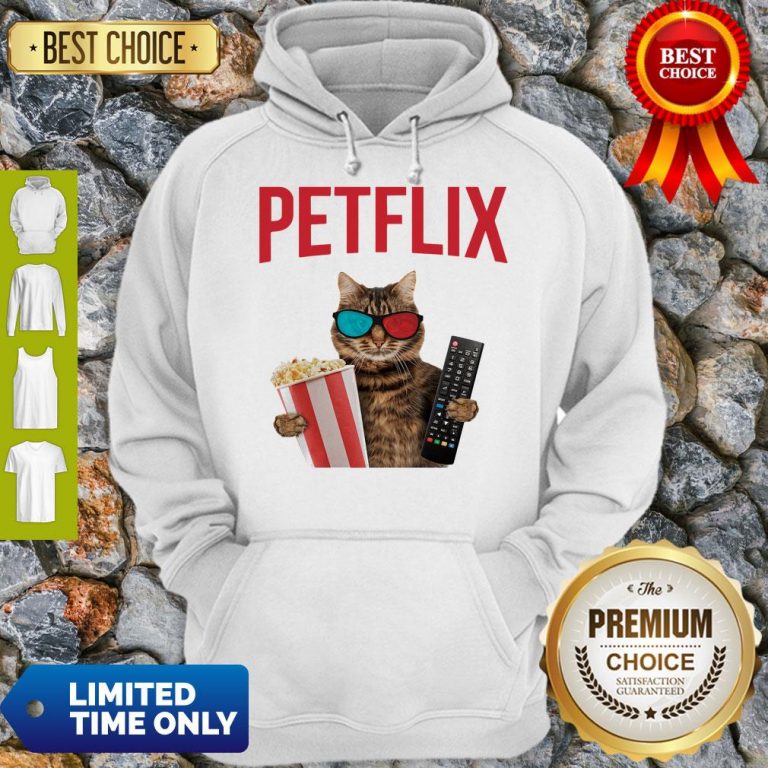 Premium Petflix Cat Popcorn And Mode Hoodie