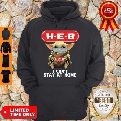 Premium Baby Yoda Mask H-E-B I Can’t Stay At Home Covid-19 Hoodie