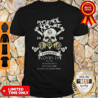 My Chemical Romance 2020 Pandemic Covid 19 In Case Of Emergency Cut This Shirt