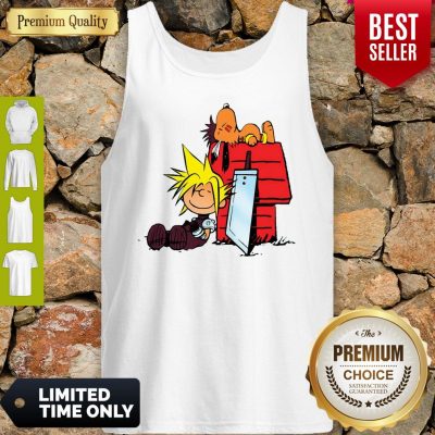 Nice Final Fantasy Snoopy And Charlie Brown Tank Top