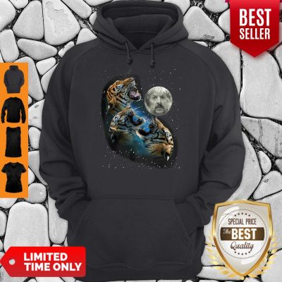 Official Tiger King Three Tigers And Moon Joe Exotic Hoodie