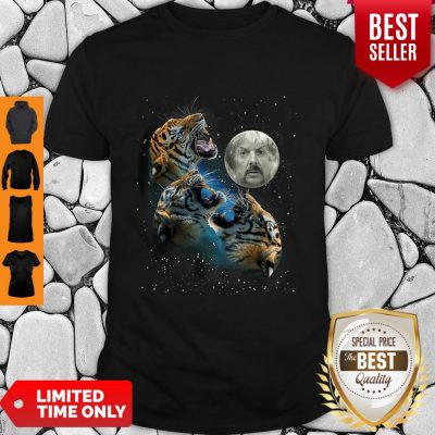 Official Tiger King Three Tigers And Moon Joe Exotic Shirt