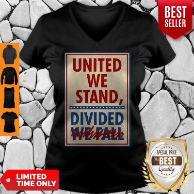 Top United We Stand Divided We Fall The Late Show Stephen Colbert V-neck