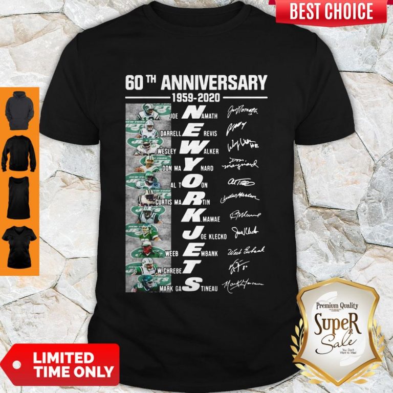 Premium 60th Anniversary 1959 2020 New York Jets Shirt