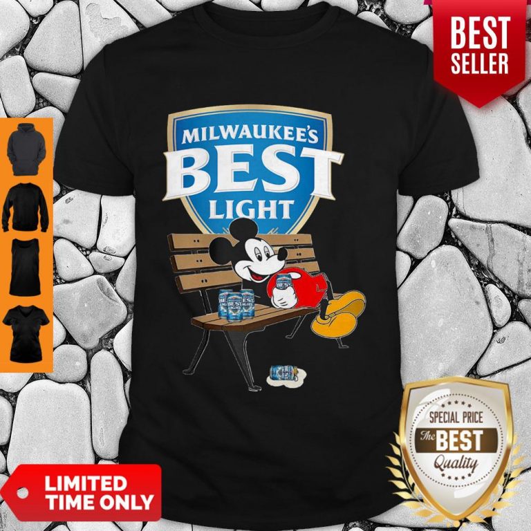 Top Mickey Mouse Drink Milwaukee’s Best Light Beer Shirt