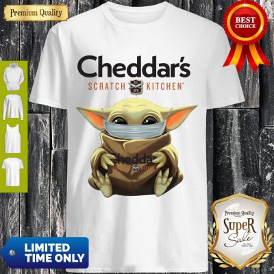 Cute Baby Yoda Mask Cheddar’s Scratch Kitchen Coronavirus Shirt
