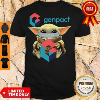 Pro Baby Yoda Mask Hug Genpact Shirt